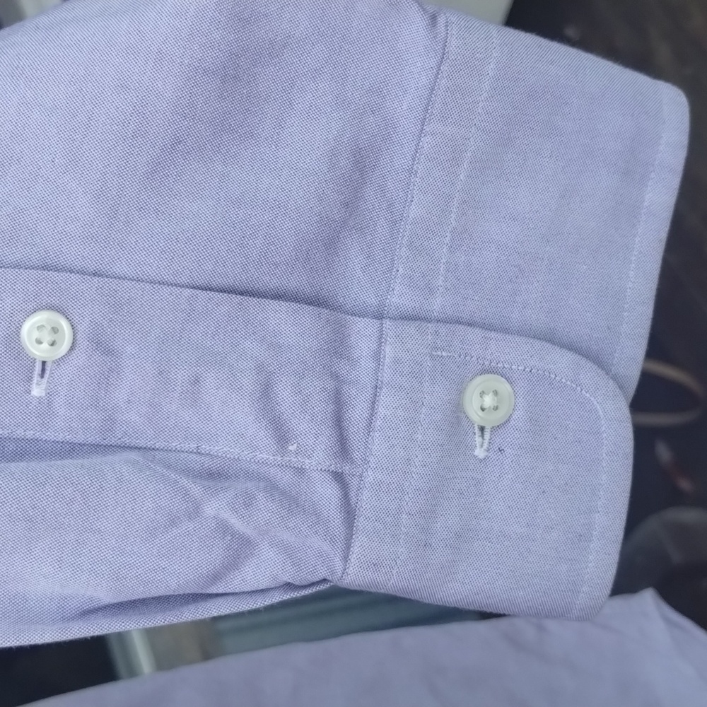 Polo by Ralph Lauren Men's Lavender Button Down Shirt 17.5 / 35 - Picture 4 of 5